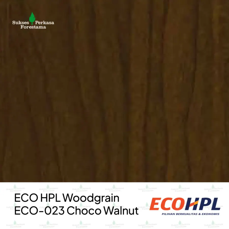 ECO HPL Woodgrain ECO-023 Choco Walnut