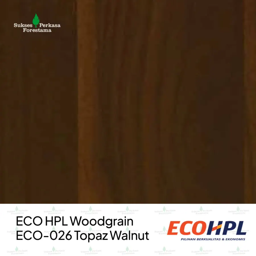 ECO HPL Woodgrain ECO-026 Topaz Walnut