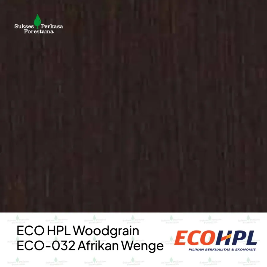 ECO HPL Woodgrain ECO-032 Afrikan Wenge