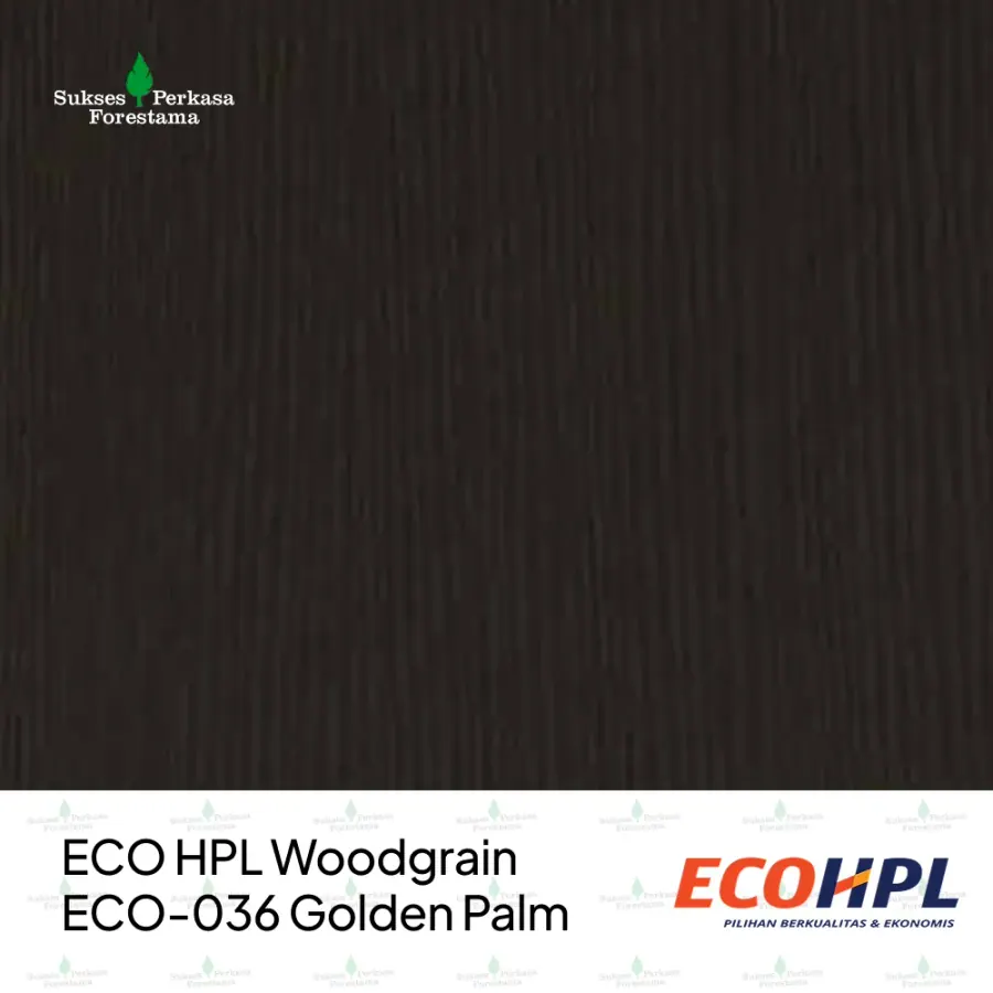 ECO HPL Woodgrain ECO-036 Golden Palm