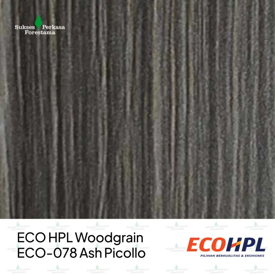 ECO HPL Woodgrain ECO-078 Ash Picollo