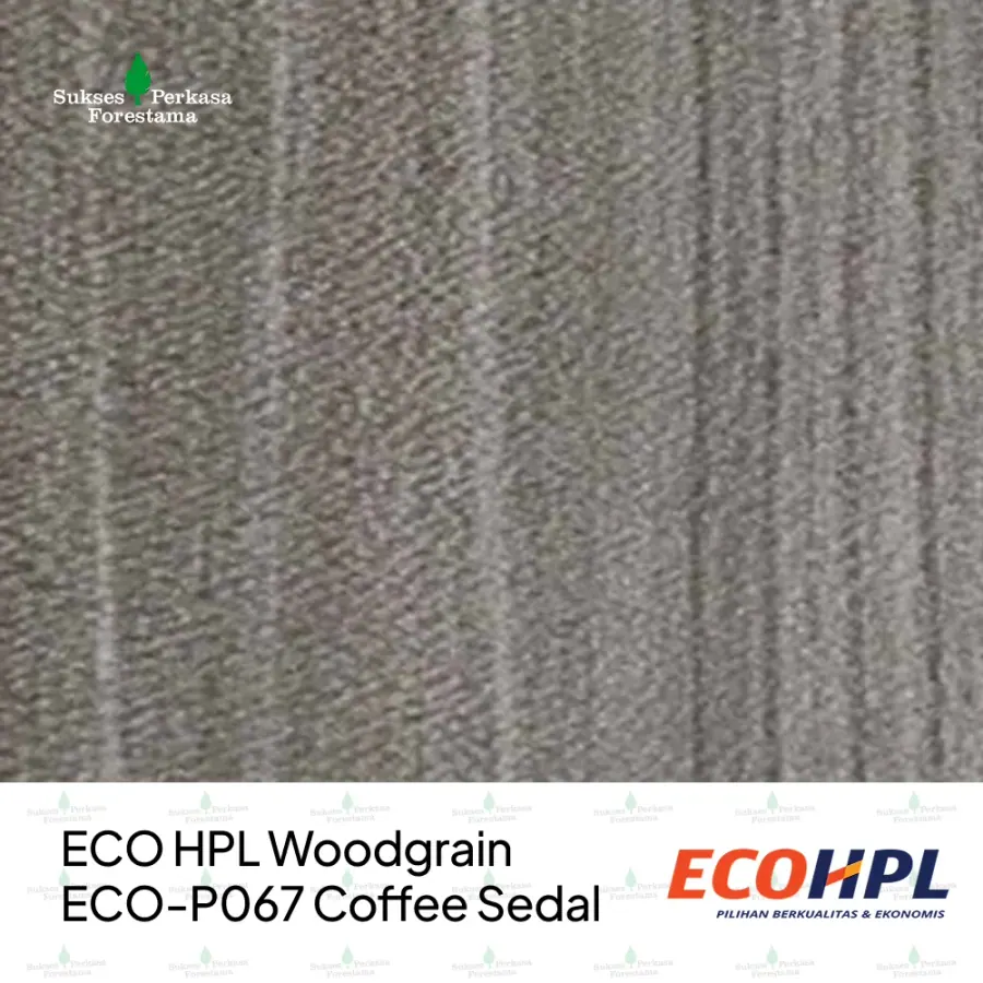 ECO HPL Woodgrain ECO-P067 Coffee Sedal