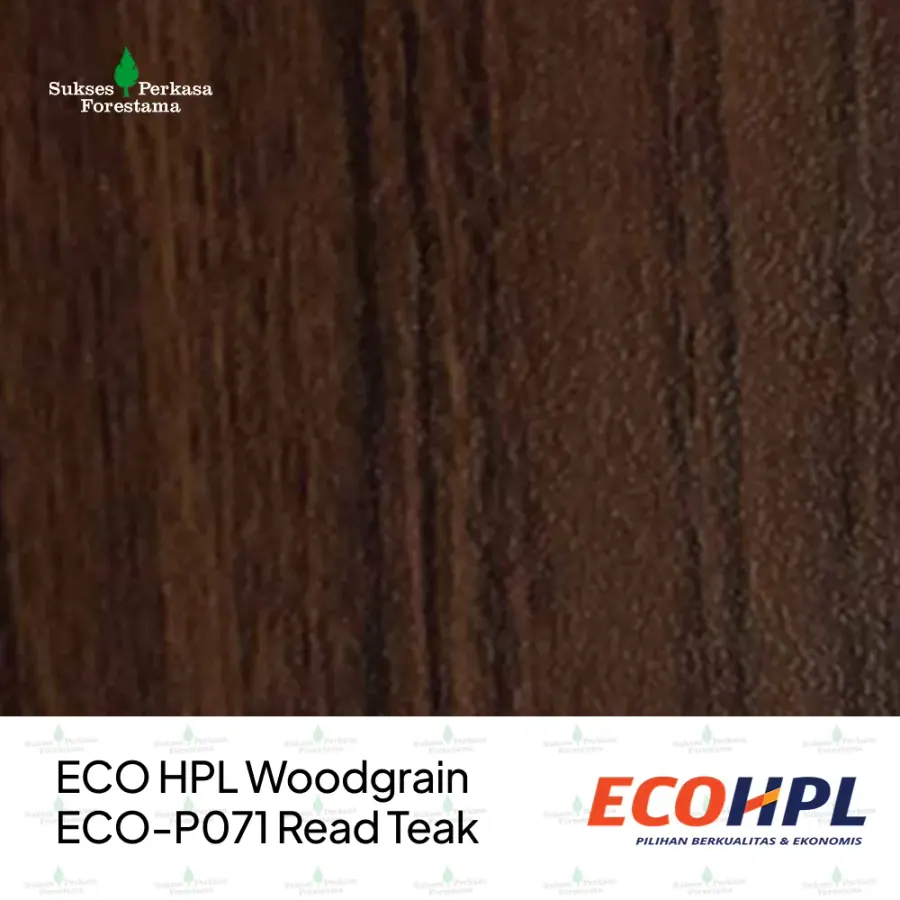 ECO HPL Woodgrain ECO-P071 Read Teak