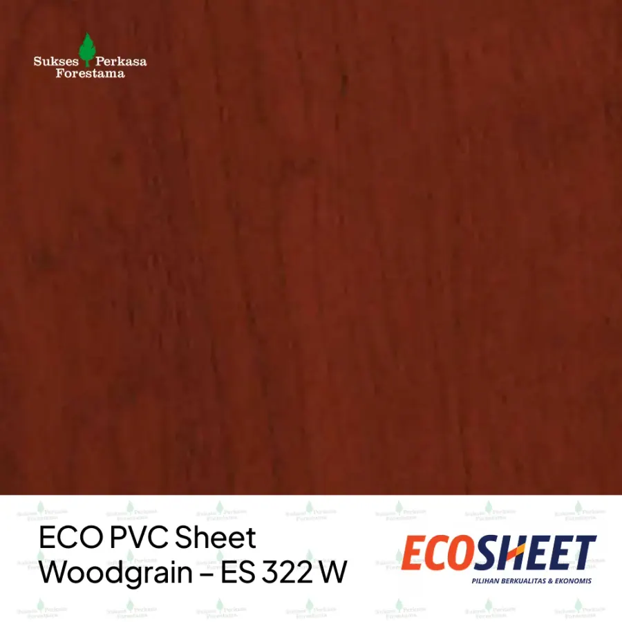 PVC Sheet ECO Woodgrain – ES 322 W