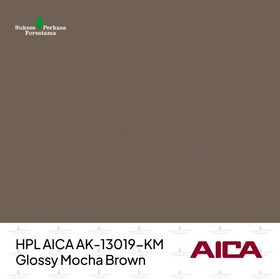 HPL AICA AK-13019-KM – Glossy Mocha Brown