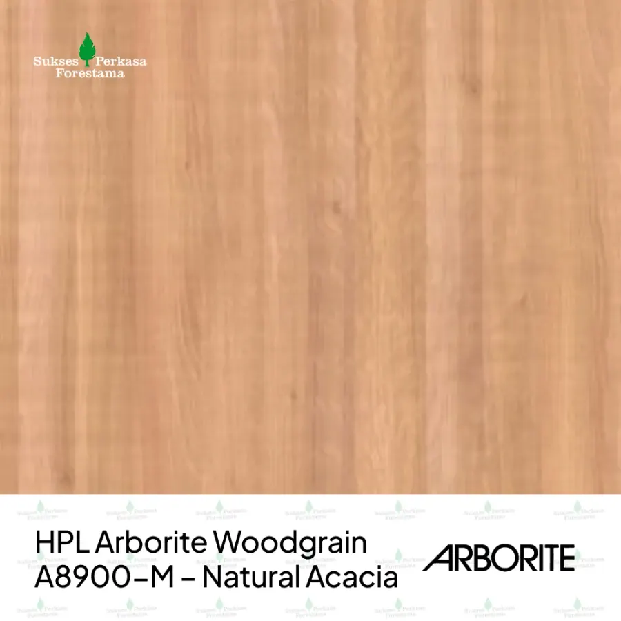HPL Arborite Woodgrain A8900-M – Natural Acacia
