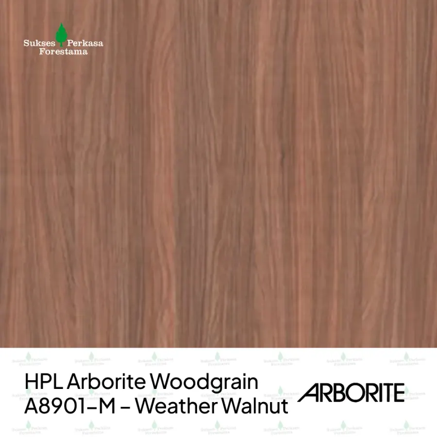 HPL Arborite Woodgrain A8901-M – Weather Walnut