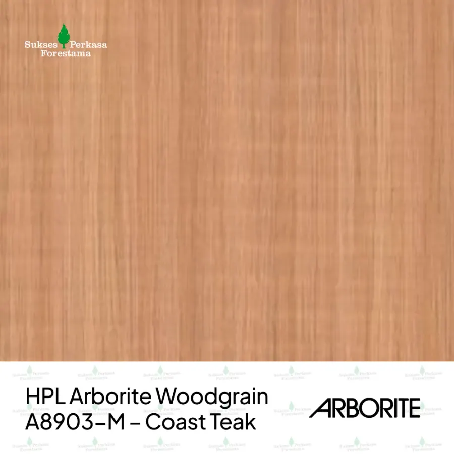 HPL Arborite Woodgrain A8903-M – Coast Teak