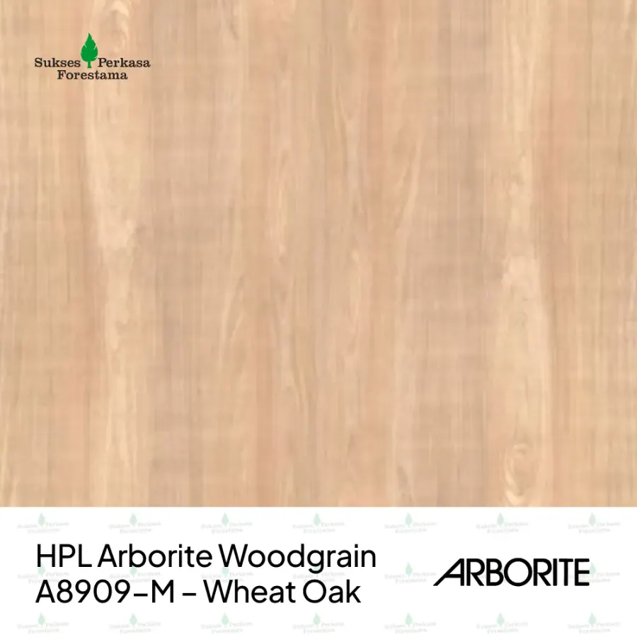 HPL Arborite Woodgrain A8909-M – Wheat Oak