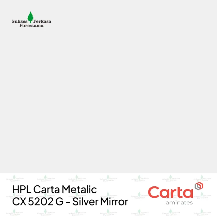 HPL Carta Metalic CX 5202 G - Silver Mirror