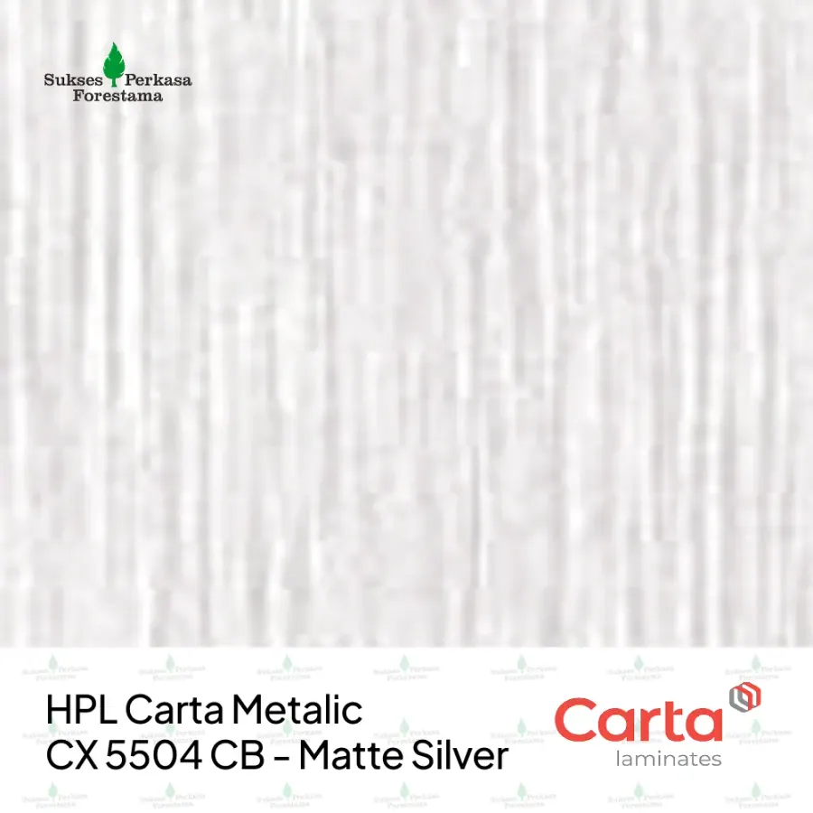 HPL Carta Metalic CX 5504 CB - Matte Silver