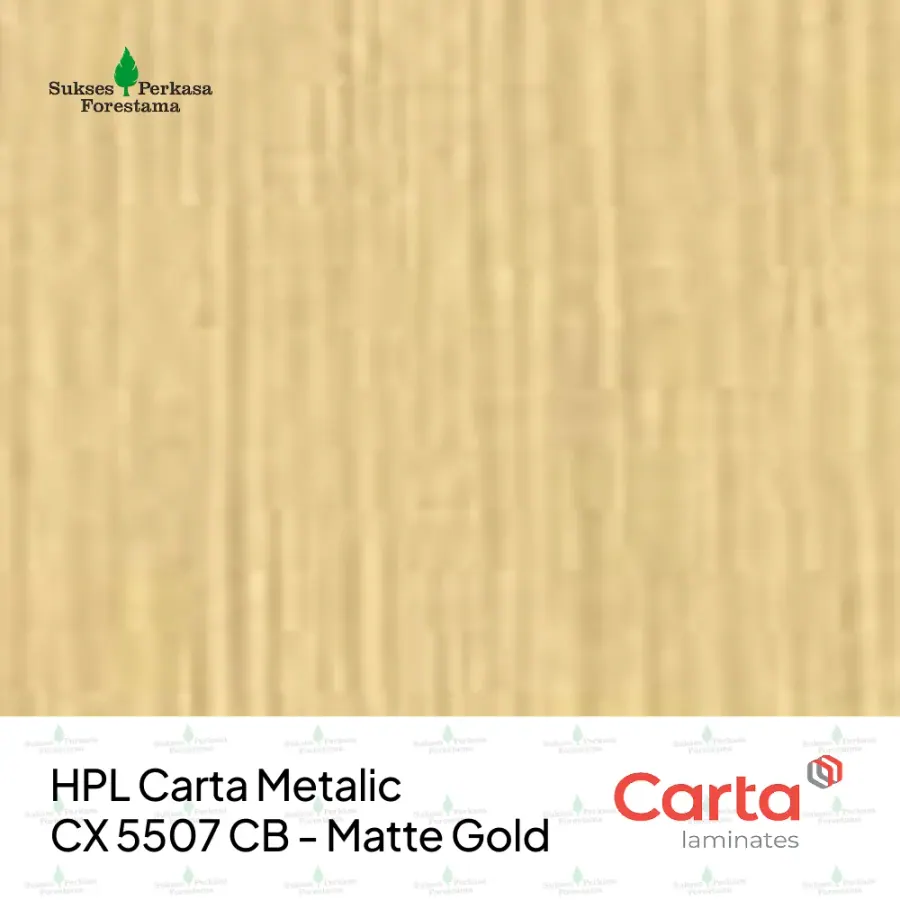 HPL Carta Metalic CX 5507 CB - Matte Gold