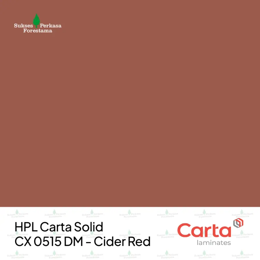 HPL Carta Solid CX 0515 DM - Cider Red