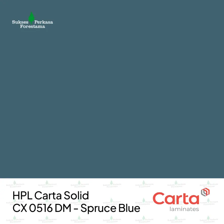 HPL Carta Solid CX 0516 DM - Spruce Blue