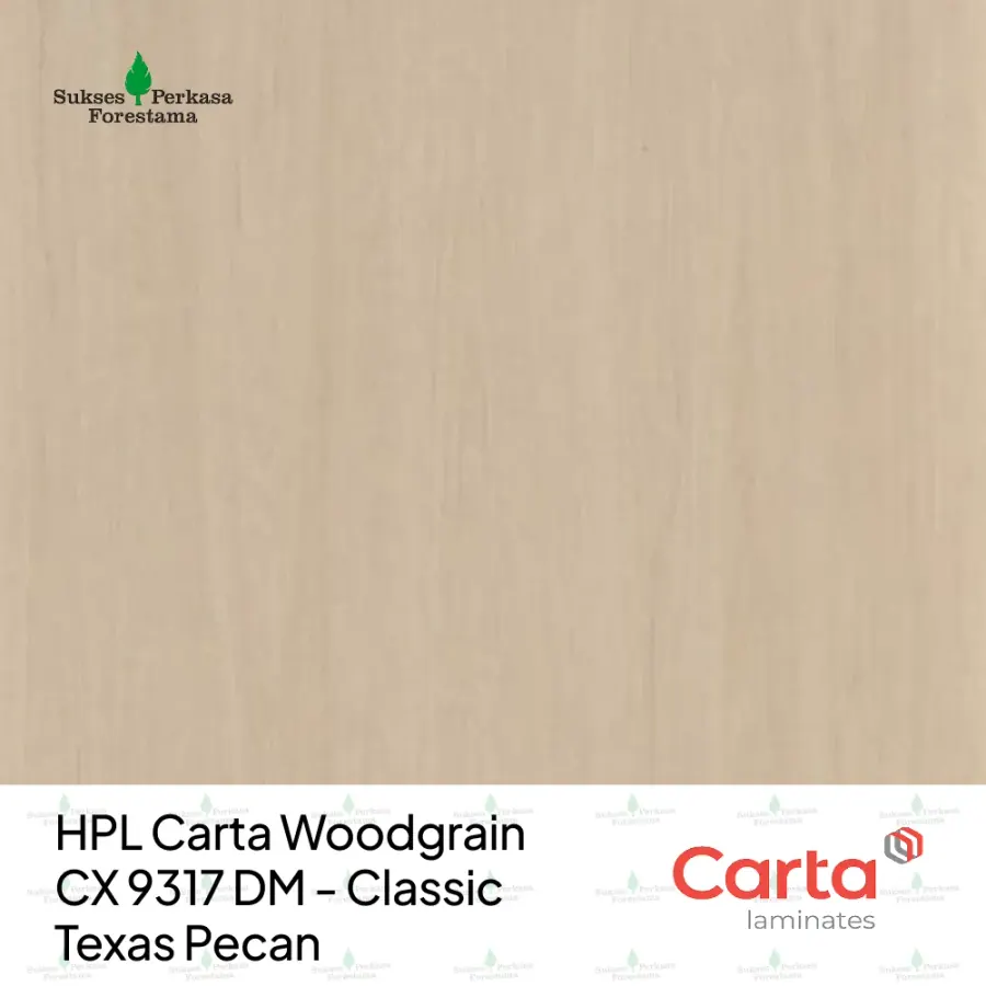 HPL Carta Woodgrain CX 9317 DM - Classic Texas Pecan