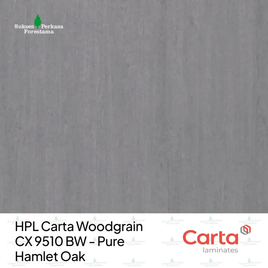 HPL Carta Woodgrain CX 9510 BW - Pure Hamlet Oak