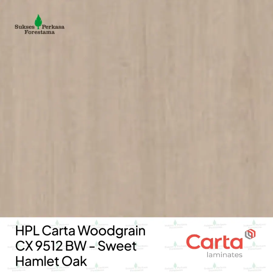 HPL Carta Woodgrain CX 9512 BW - Sweet Hamlet Oak