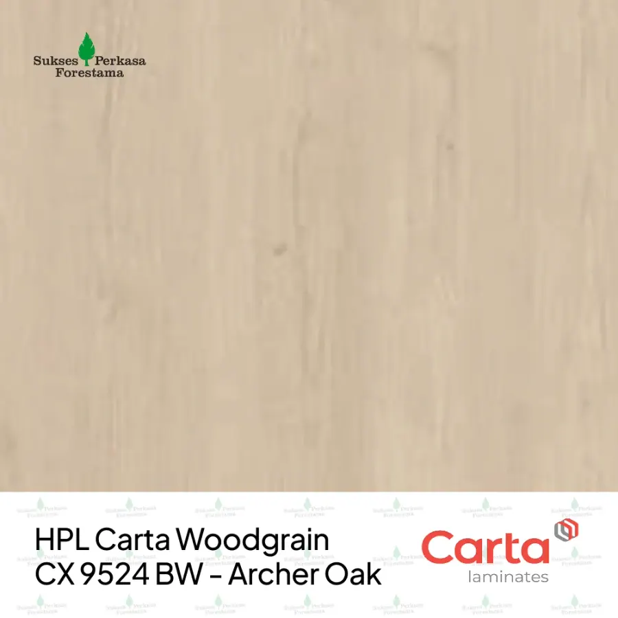 HPL Carta Woodgrain CX 9524 BW - Archer Oak