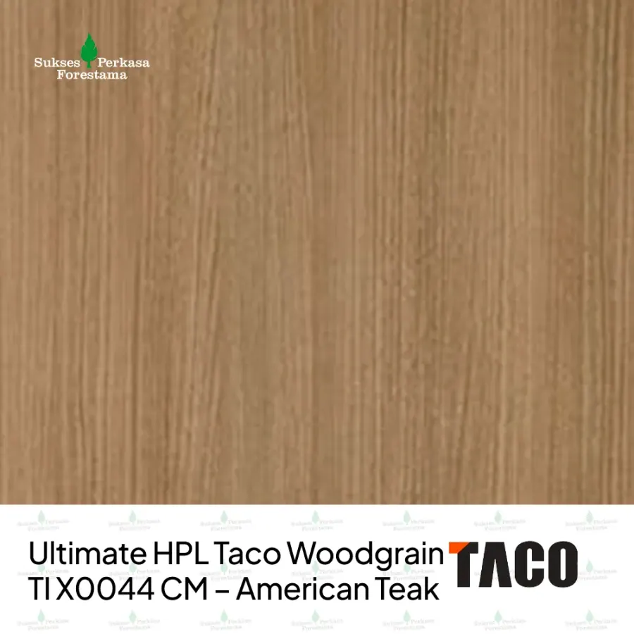 Ultimate HPL Taco Woodgrain TI X0044 CM – American Teak
