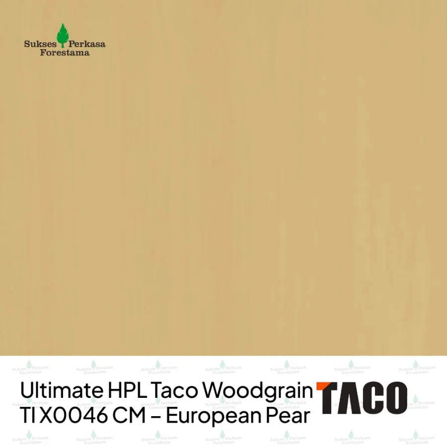 Ultimate HPL Taco Woodgrain TI X0046 CM – European Pear