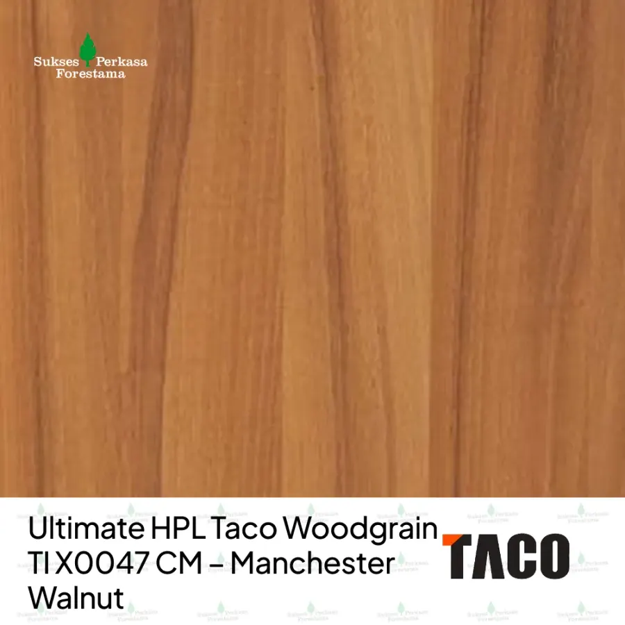 Ultimate HPL Taco Woodgrain TI X0047 CM – Manchester Walnut