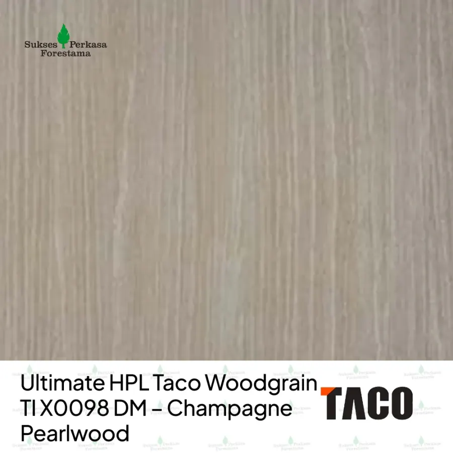 Ultimate HPL Taco Woodgrain TI X0098 DM – Champagne Pearlwood