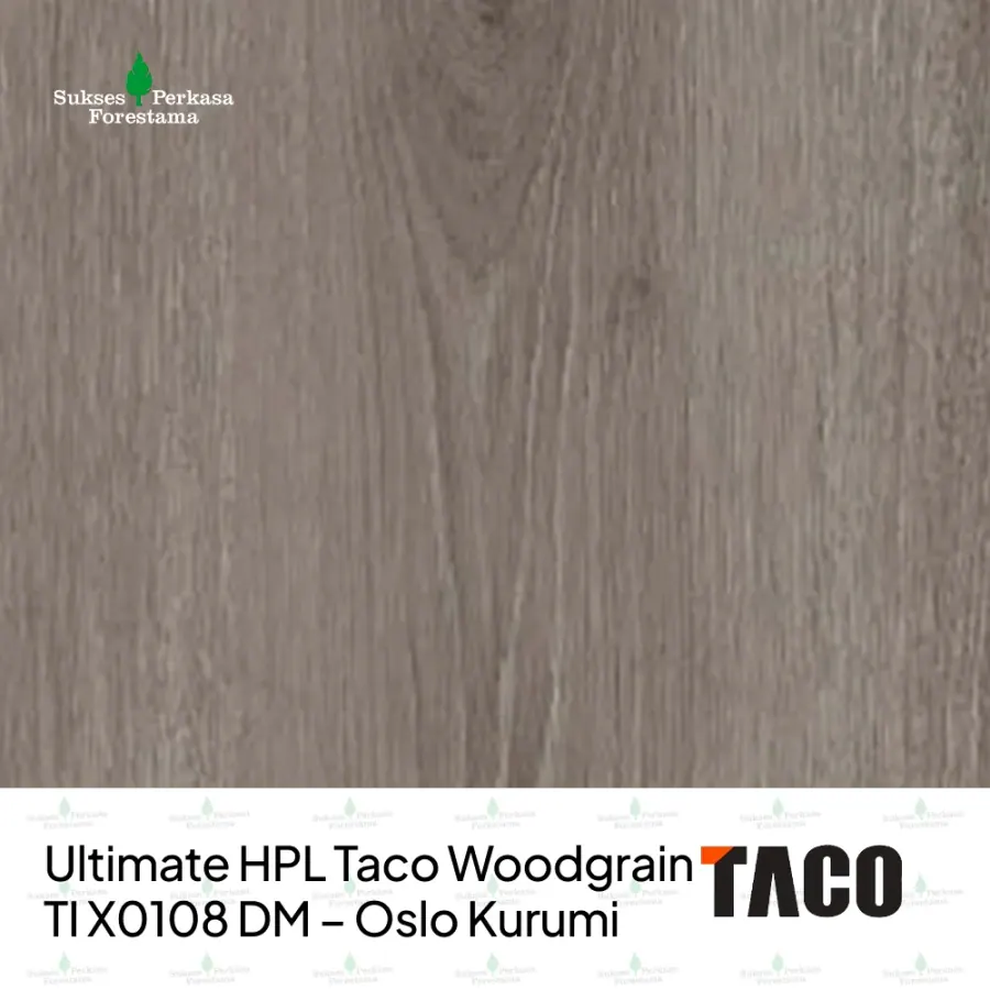 Ultimate HPL Taco Woodgrain TI X0108 DM – Oslo Kurumi