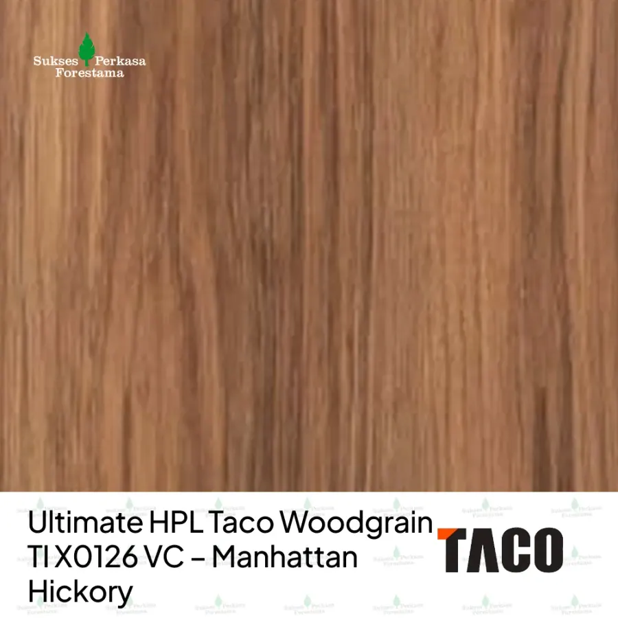 Ultimate HPL Taco Woodgrain TI X0126 VC – Manhattan Hickory