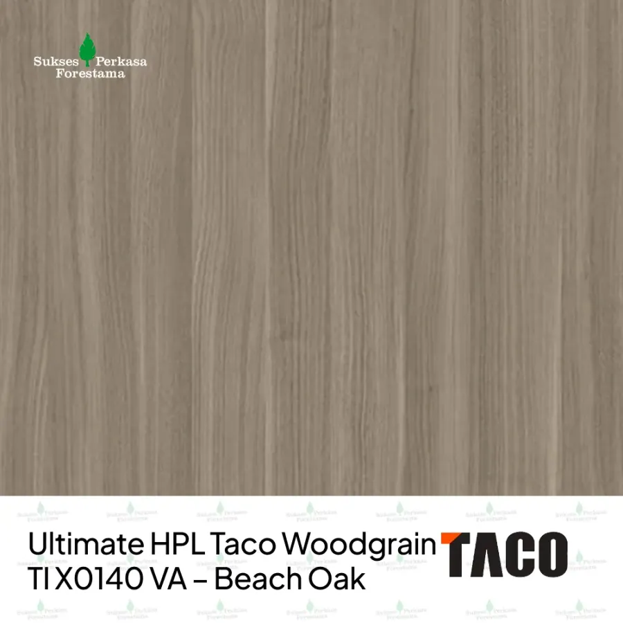 Ultimate HPL Taco Woodgrain TI X0140 VA – Beach Oak