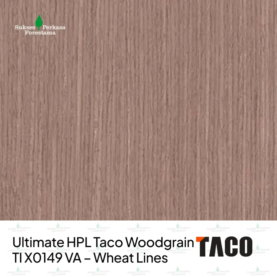 Ultimate HPL Taco Woodgrain TI X0149 VA – Wheat Lines