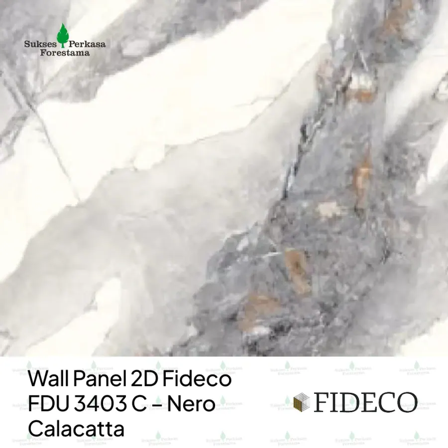 Wall Panel 2D Fideco FDU 3403 C – Nero Calacatta