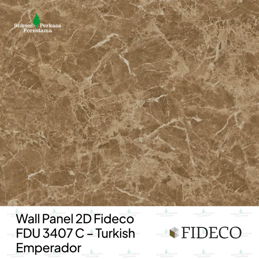 Wall Panel 2D Fideco FDU 3407 C – Turkish Emperador