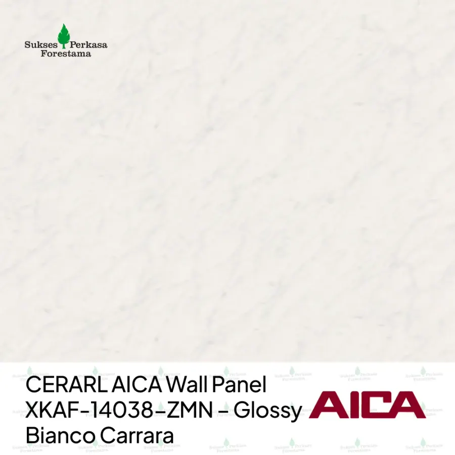 CERARL AICA Wall Panel XKAF-14038-ZMN – Glossy Bianco Carrara