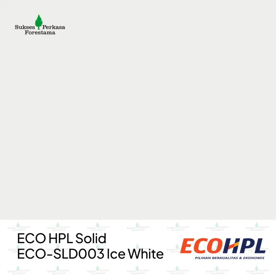 ECO HPL Solid ECO-SLD003 Ice White