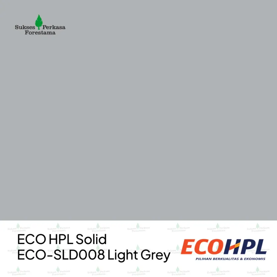 ECO HPL Solid ECO-SLD008 Light Grey