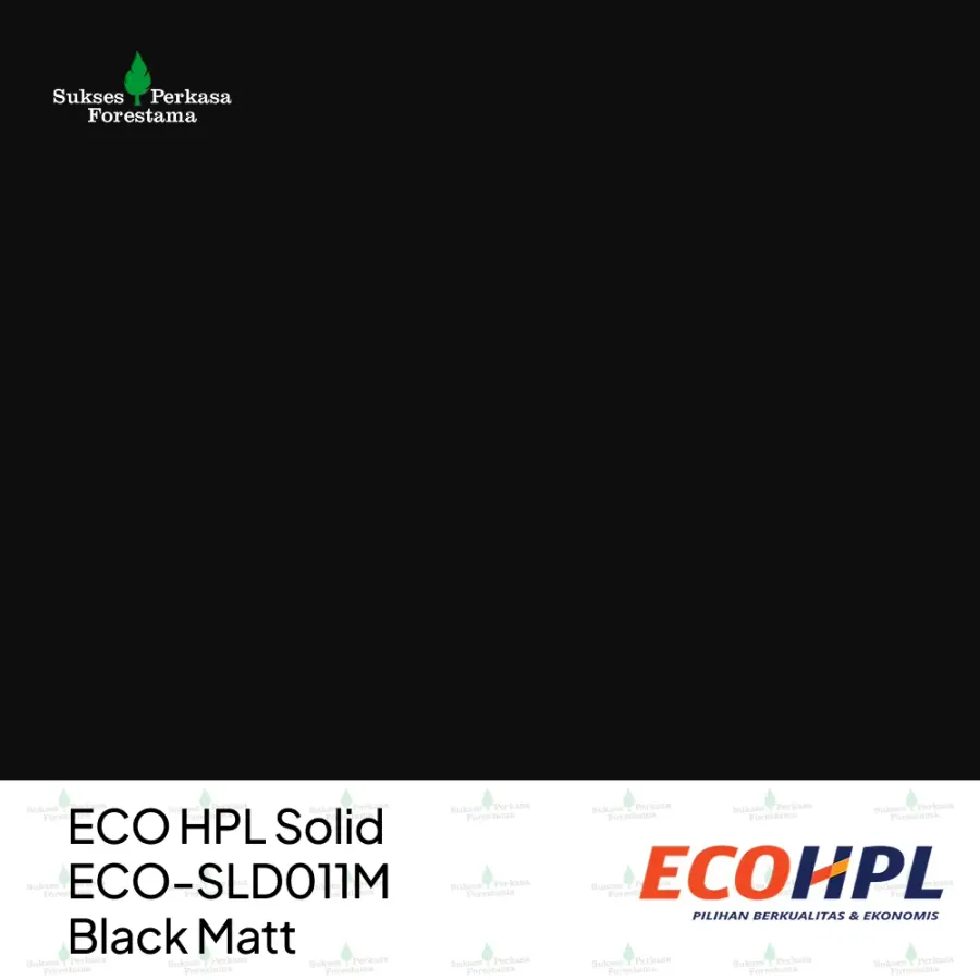 ECO HPL Solid ECO-SLD011M Black Matt