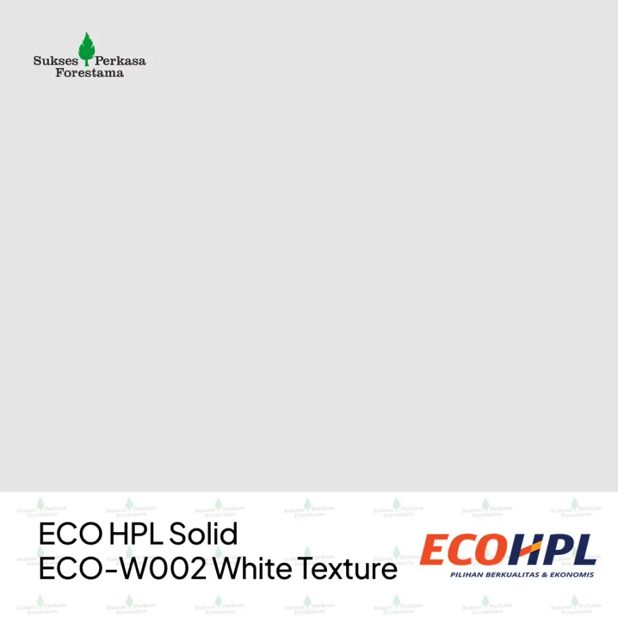 ECO HPL Solid ECO-W002 White Texture