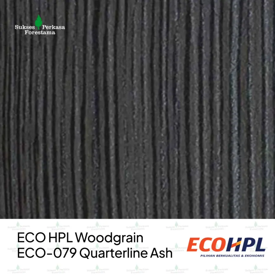 ECO HPL Woodgrain ECO-079 Quarterline Ash