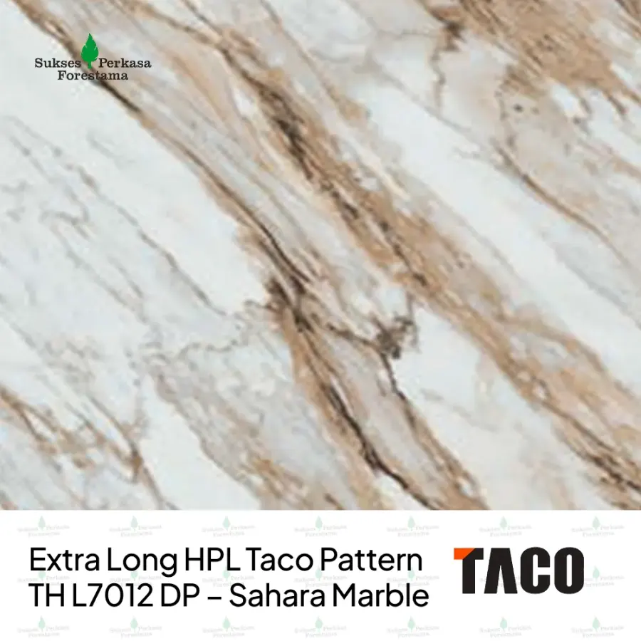 Extra Long HPL Taco Pattern TH L7012 DP – Sahara Marble