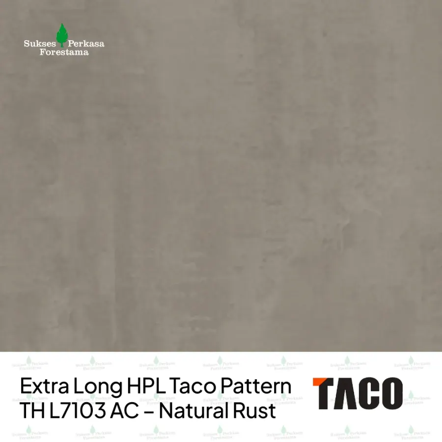 Extra Long HPL Taco Pattern TH L7103 AC – Natural Rust