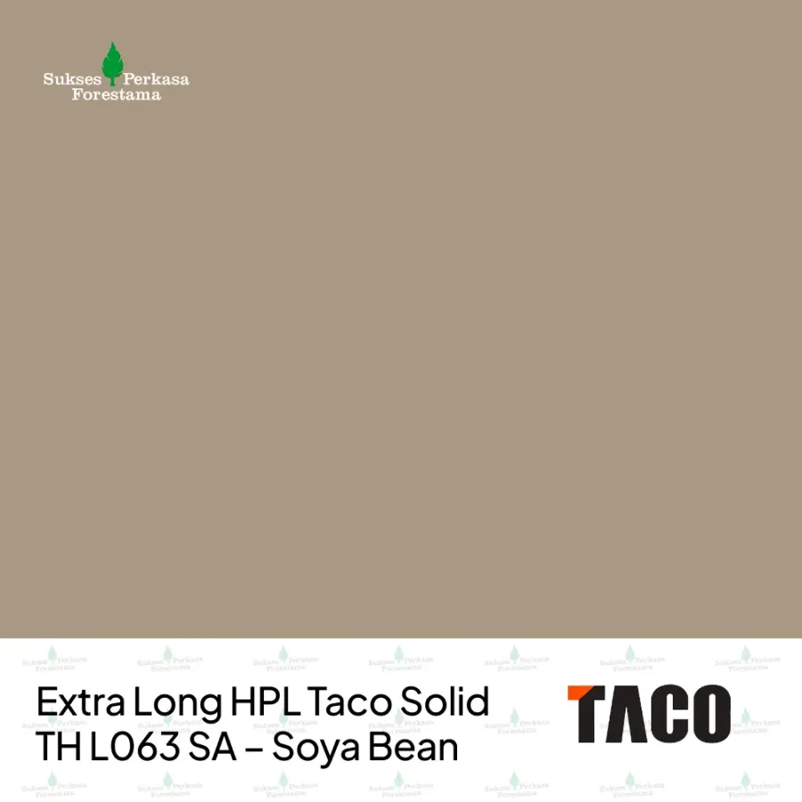 Extra Long HPL Taco Solid TH L063 SA – Soya Bean