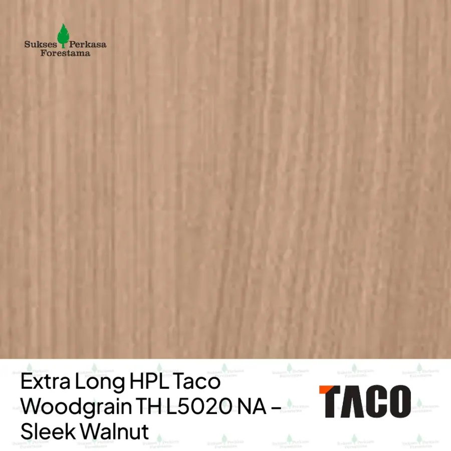 Extra Long HPL Taco Woodgrain TH L5020 NA – Sleek Walnut
