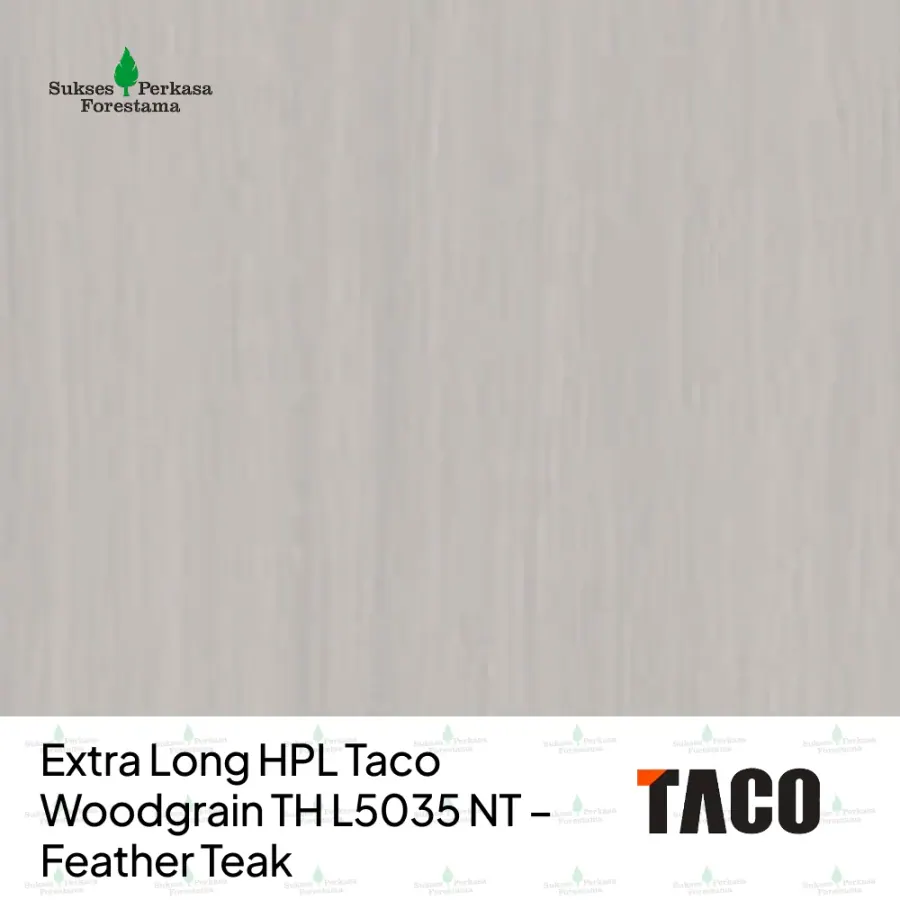 Extra Long HPL Taco Woodgrain TH L5035 NT – Feather Teak