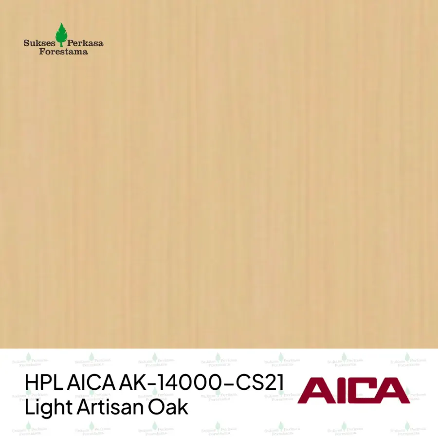 HPL AICA AK-14000-CS21 – Light Artisan Oak