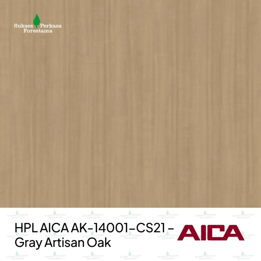 HPL AICA AK-14001-CS21 – Gray Artisan Oak