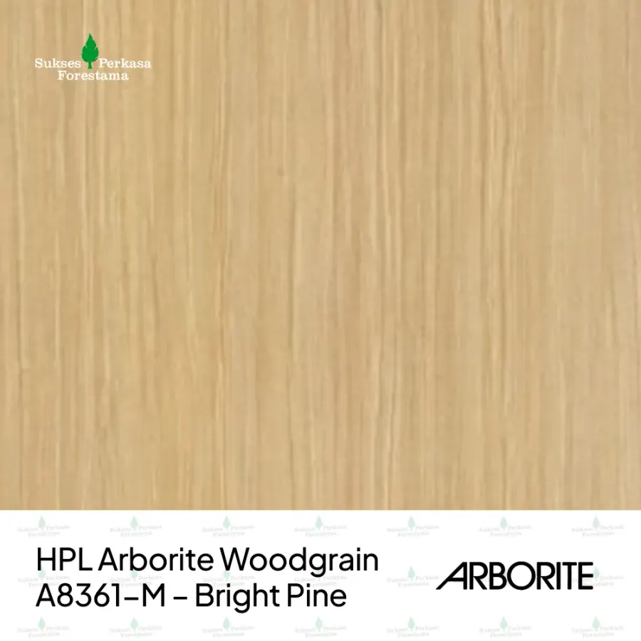 HPL Arborite Woodgrain A8361-M – Bright Pine