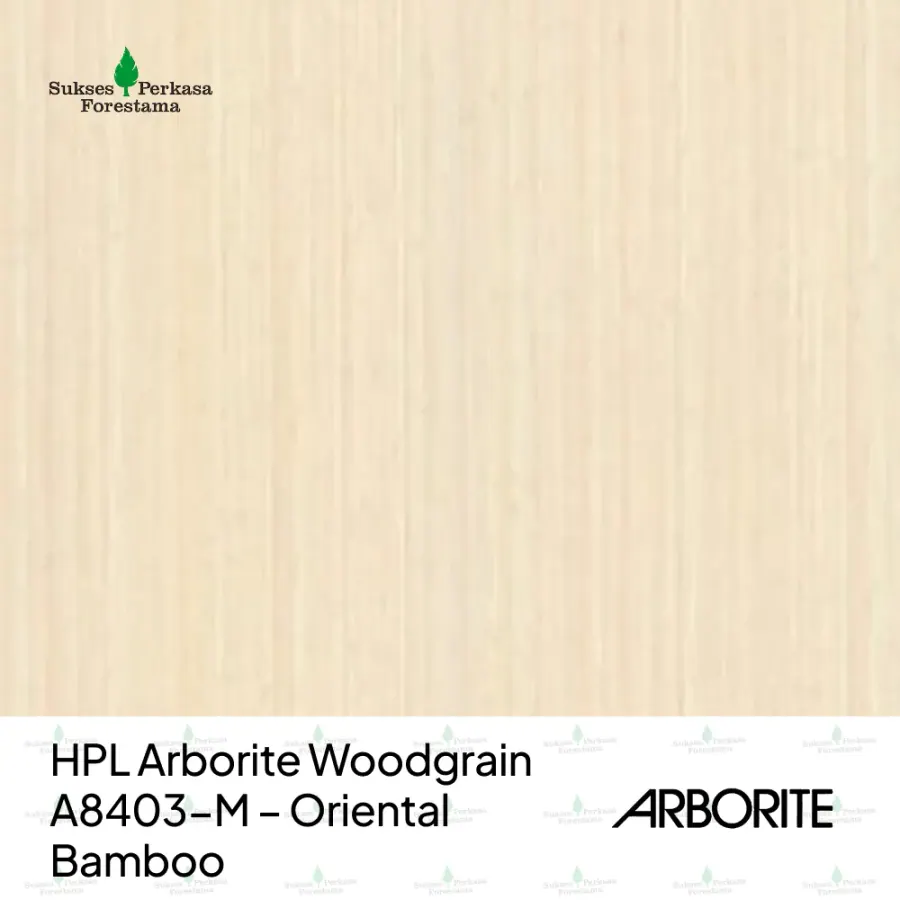 HPL Arborite Woodgrain A8403-M – Oriental Bamboo