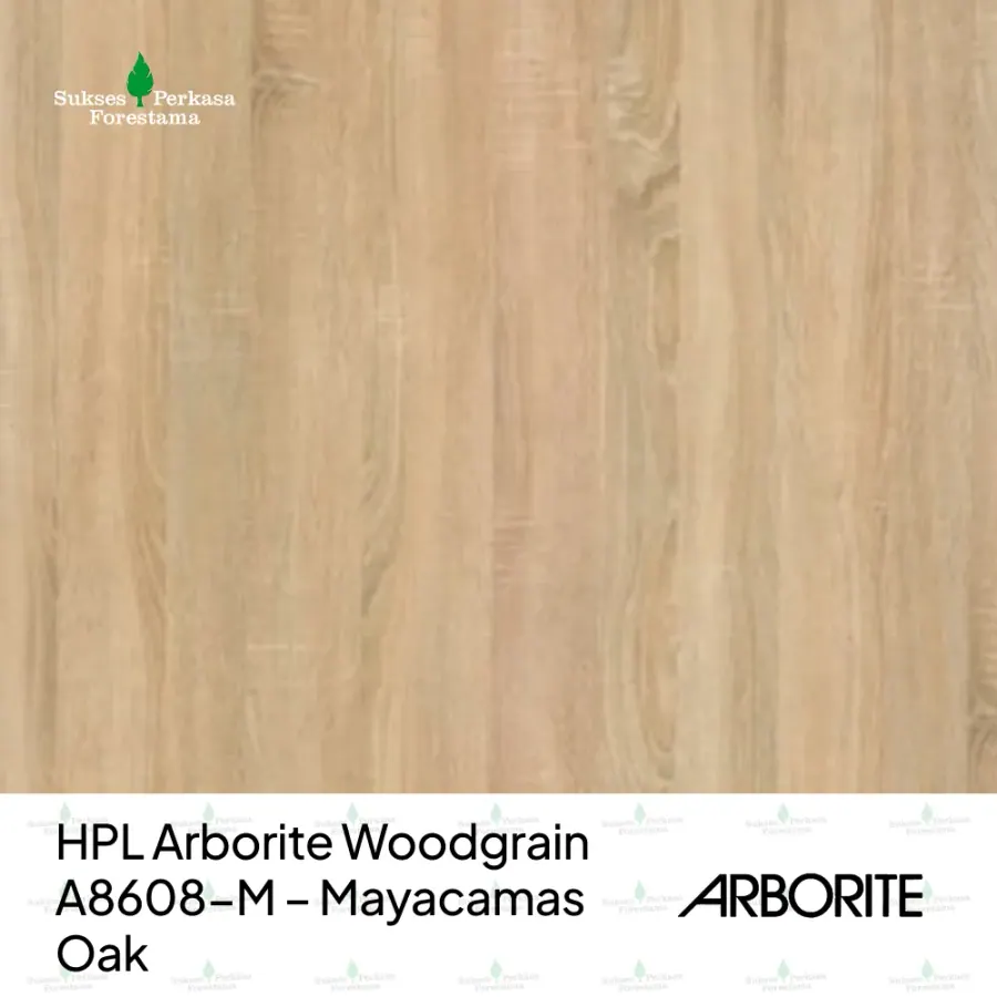 HPL Arborite Woodgrain A8608-M – Mayacamas Oak