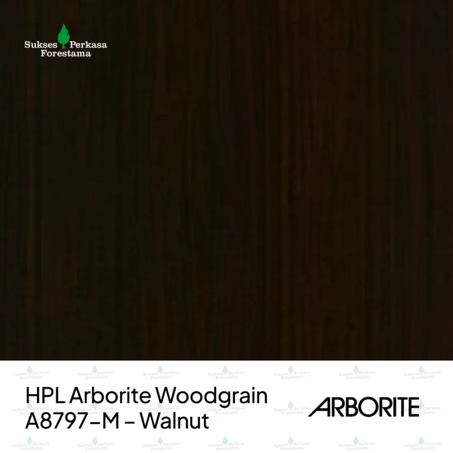 HPL Arborite Woodgrain A8797-M – Walnut