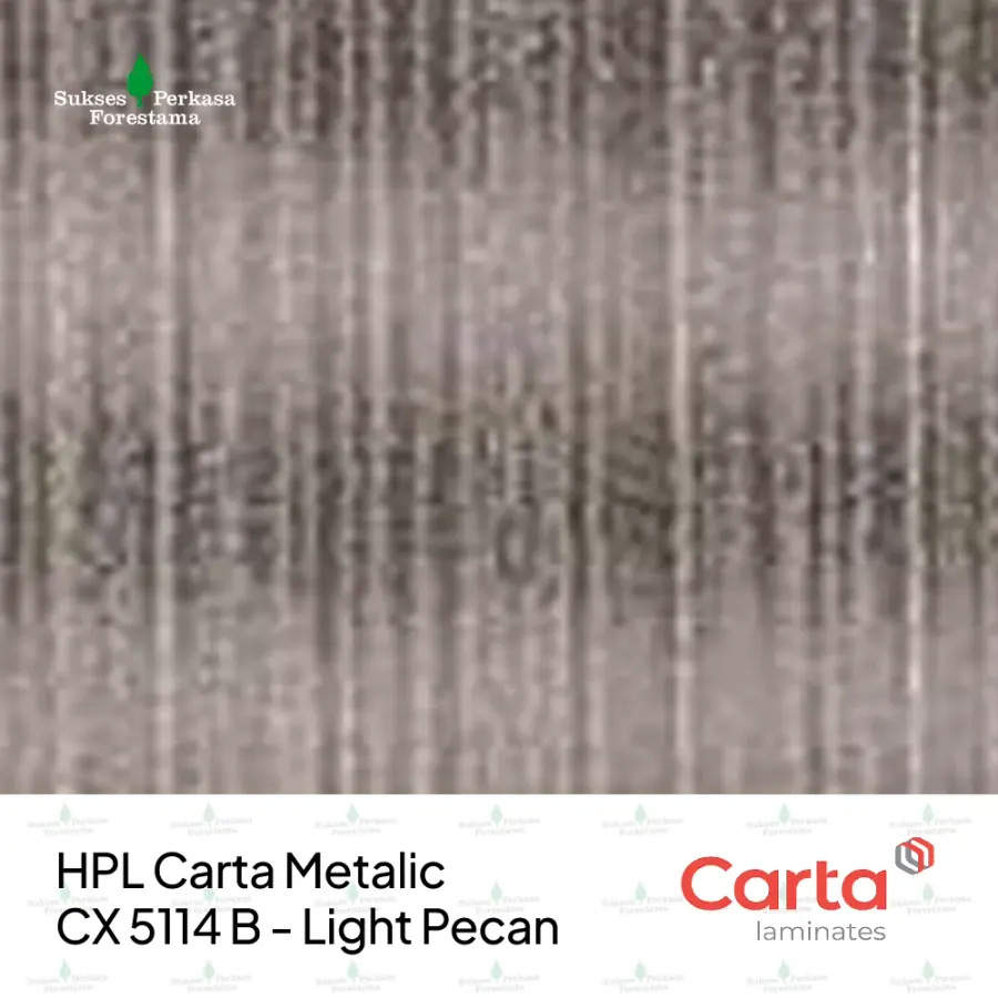 HPL Carta Metalic CX 5114 B - Light Pecan